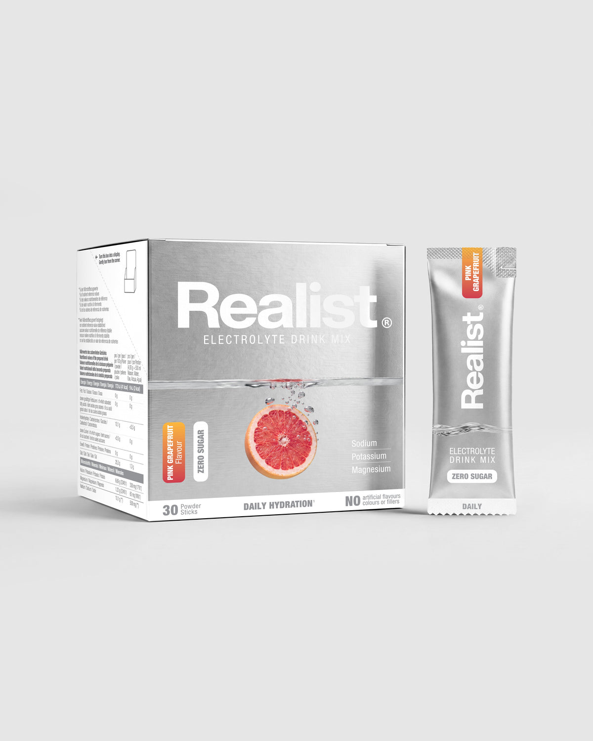 Elektrolyte Pulver Sticks Pink Grapefruit - DAILY Hydration
