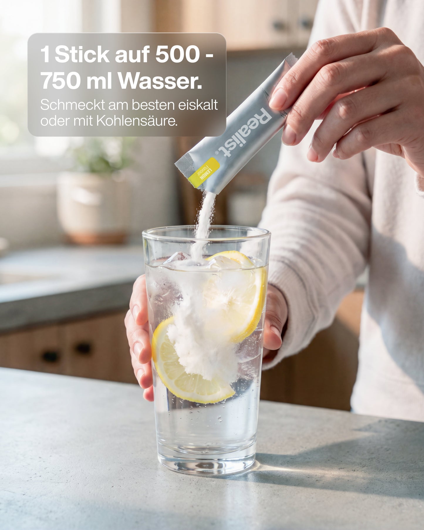 Elektrolyte Pulver Sticks Zitrone - DAILY Hydration