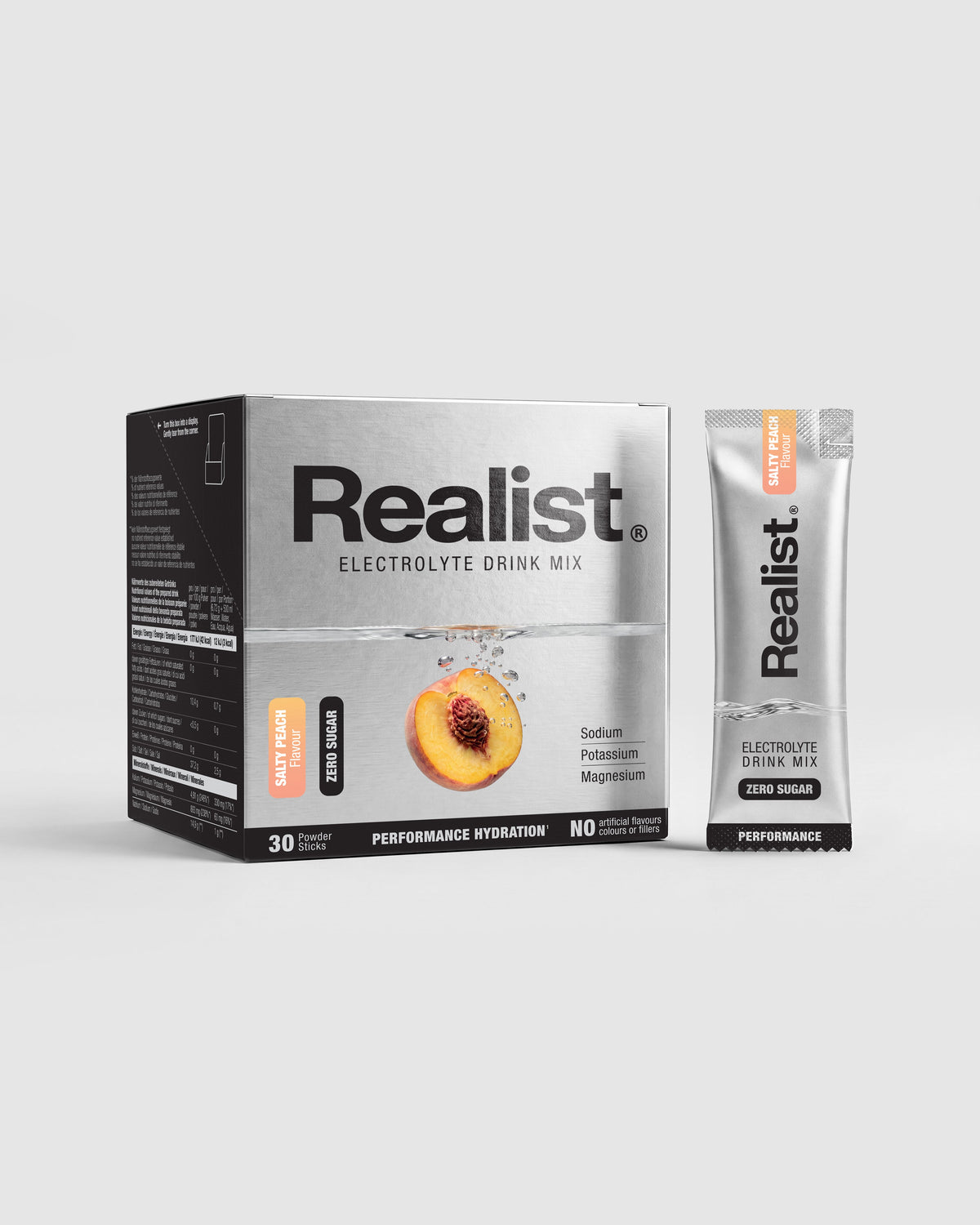 Elektrolyte Pulver Sticks Pfirsich - PERFORMANCE Hydration