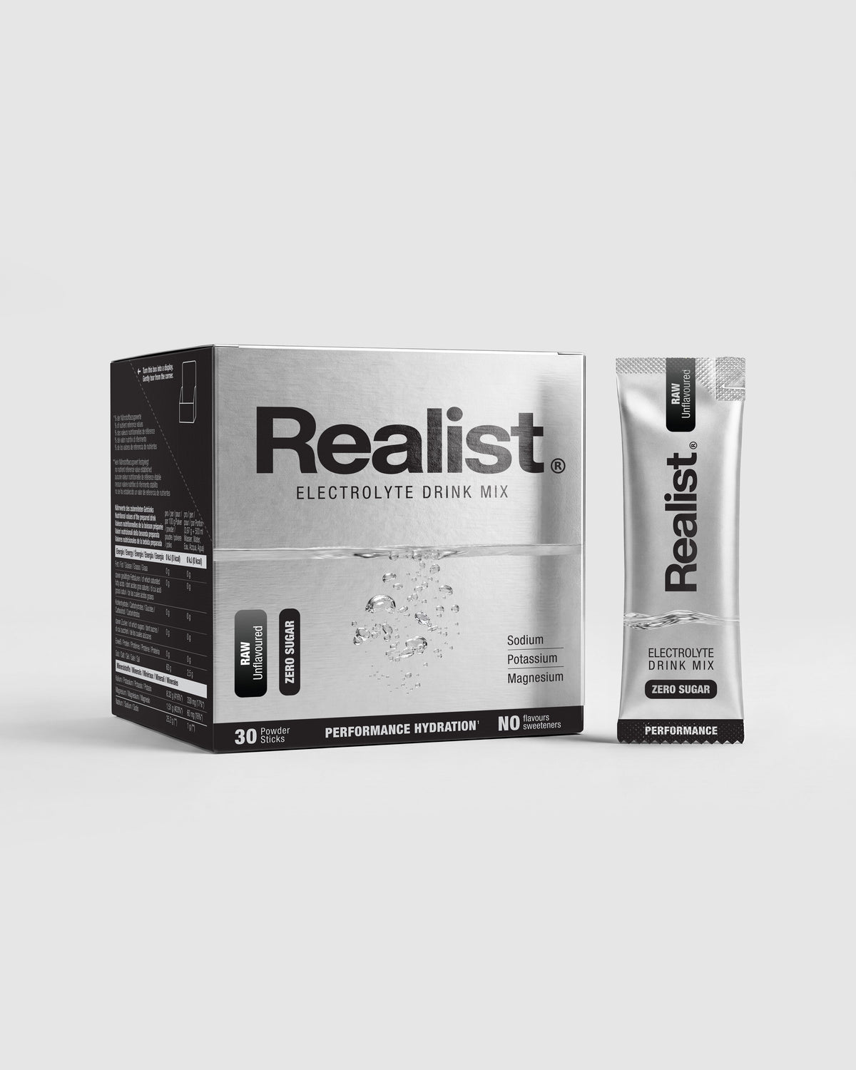 Elektrolyte Pulver Sticks Neutral (Raw) - PERFORMANCE Hydration