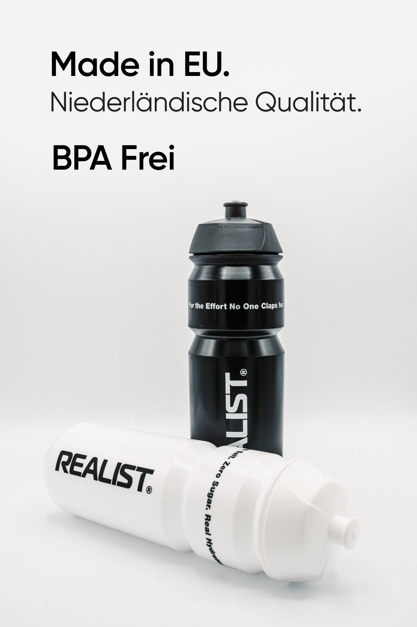 Trinkflasche Sport Weiß 750ml - REALIST